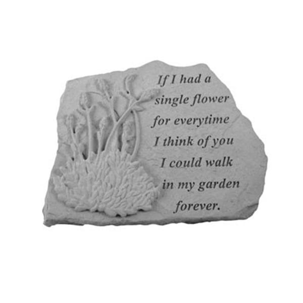 Kay Berry Kay Berry 07026 If I Had A Sinlge Flower Memorial Stone; Lavender 7026 - main